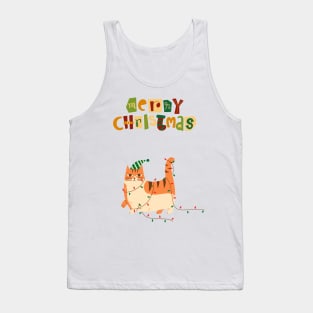 Christmas Cat Tank Top